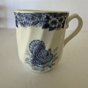 Myott Factory "Thanksgiving" Mug Copper Engravings Archived Illustrations